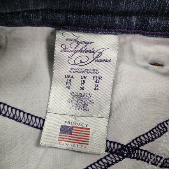 Not Your Daughters Lift & Tuck Women's Jeans Size 14 - Picture 8 of 11